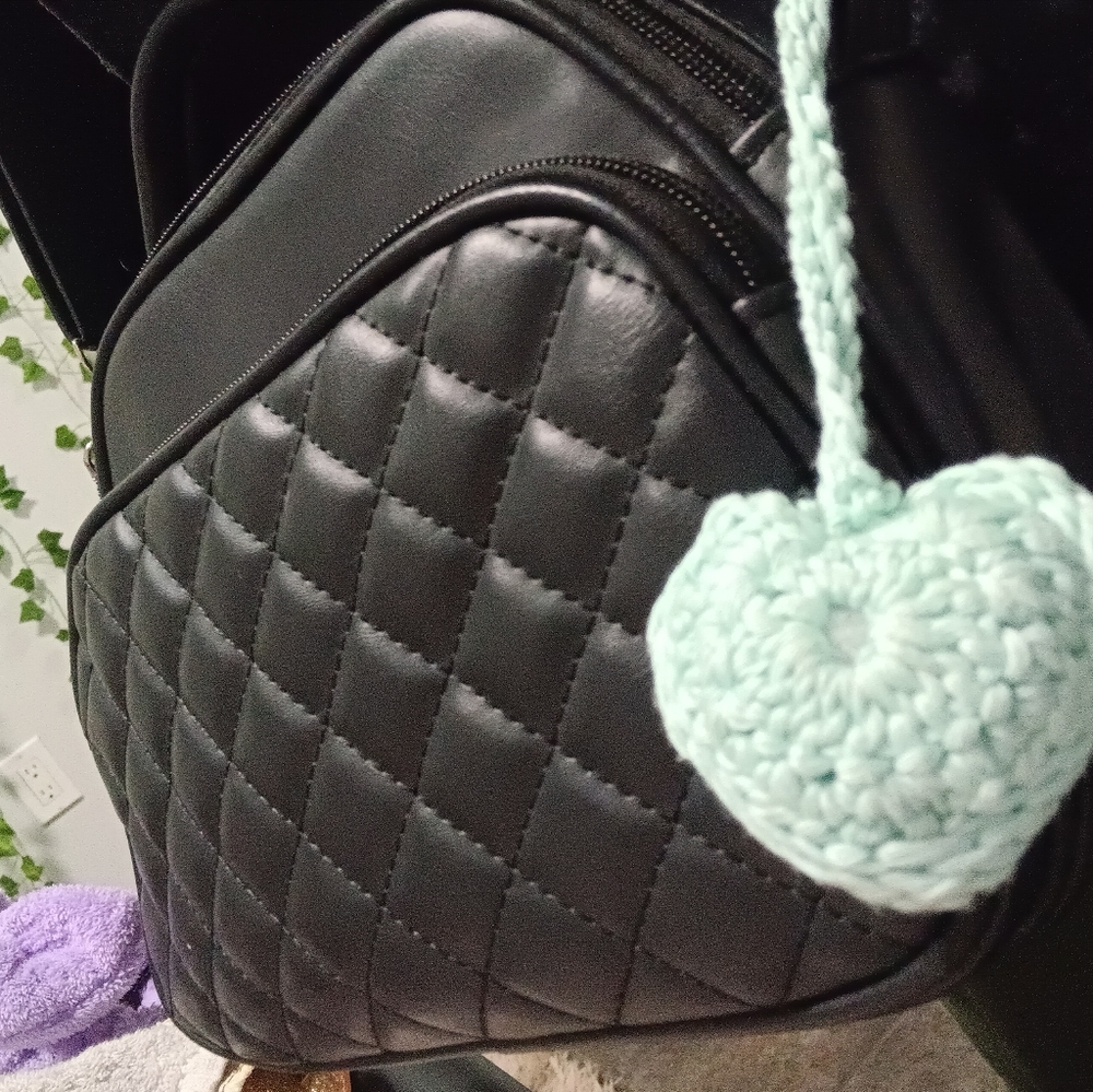 Handcrafted Heart Charm for bags - Picture 3 of 3